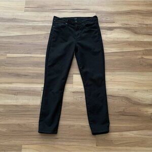 Citizens of Humanity by Jerome Dahan Rocket Crop High Rise Skinny Jeans Black 26
